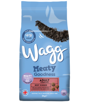 Wagg Meaty Goodness Adult Dog Food with Beef, Veg & Gravy