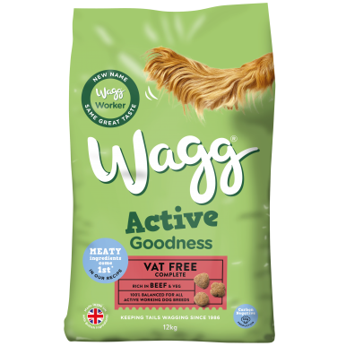 Wagg Active Goodness Dog Food with Beef & Veg